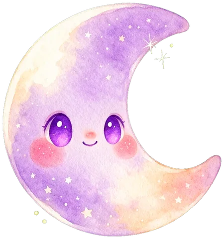 Luna, the moon who lives in the room